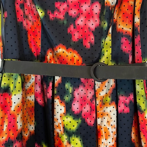 Eliza J midi dress, size 14, navy, floral - Picture 5 of 5